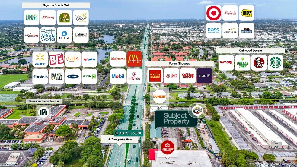 3008 S Congress Ave, Boynton Beach, FL à vendre - Aérien – Image 2 sur 2