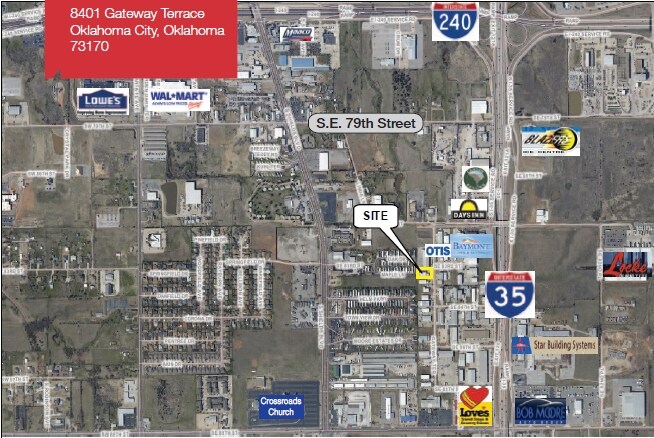 8401 Gateway Ter, Oklahoma City, OK à louer - Aérien – Image 3 sur 3