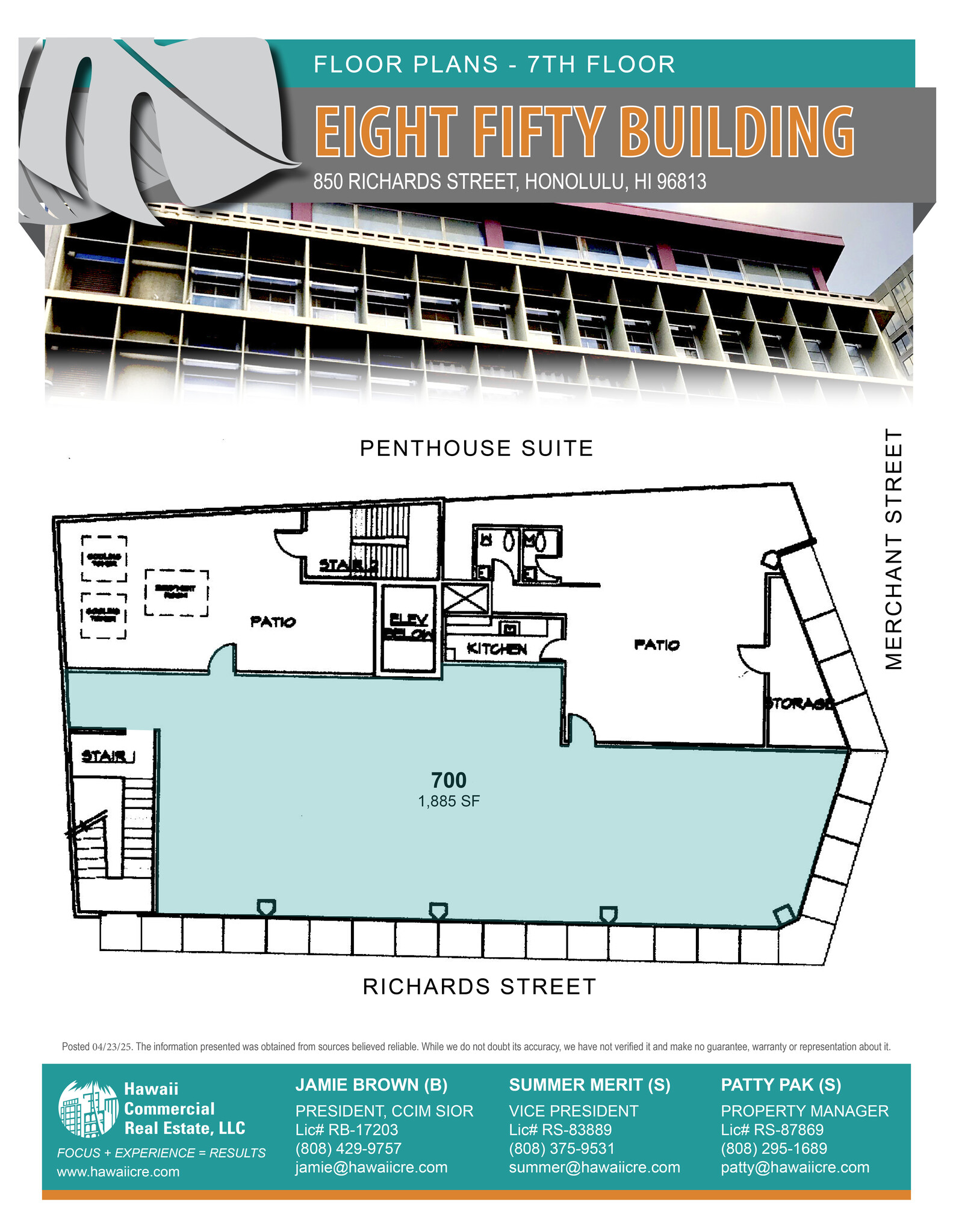 249 Merchant St, Honolulu, HI à vendre Plan d’étage– Image 1 sur 1