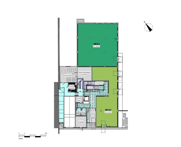 Local commercial dans Nantes à louer - Plan d’étage – Image 3 sur 6