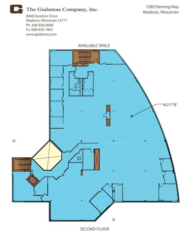 1289 Deming Way, Madison, WI à louer Plan d’étage– Image 1 sur 1