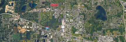 Landrow Dr, Wixom, MI - Vue aérienne vue de carte