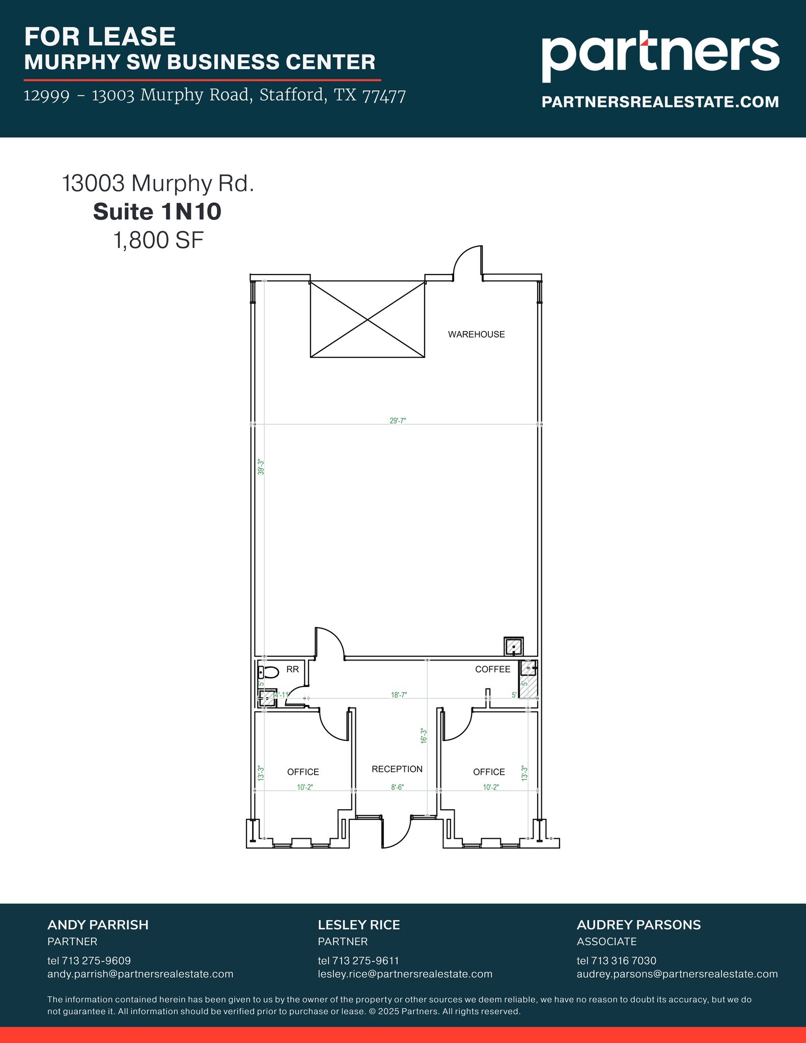 12999-13003 Murphy Rd, Stafford, TX à louer Plan de site– Image 1 sur 1