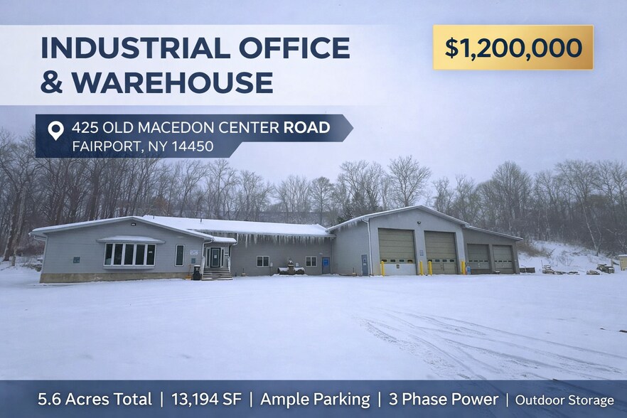 425 Old Macedon Center Rd, Fairport, NY à vendre - Photo principale – Image 1 sur 11