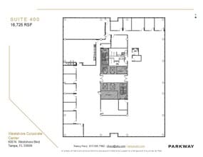 600 N Westshore Blvd, Tampa, FL à louer Plan d’étage– Image 1 sur 5