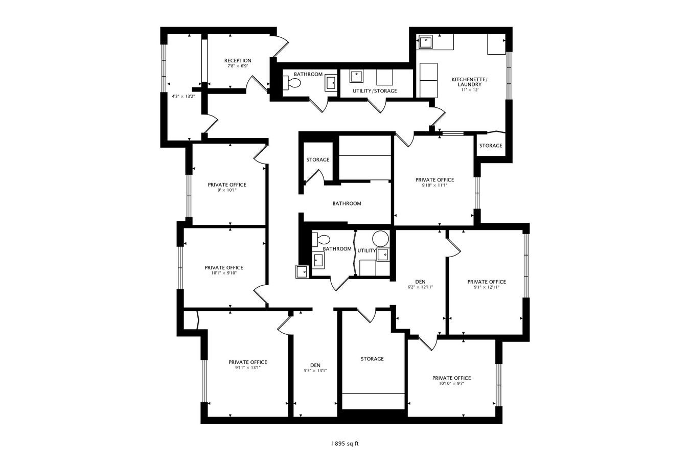 6400 Seven Corners Pl, Falls Church, VA 22044 - Lot P - - Plan d’étage - Image 1 of 21