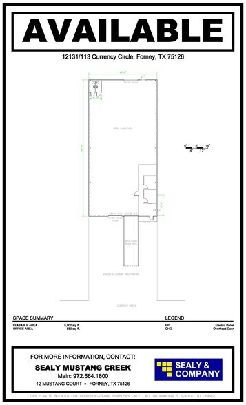 12131 Currency Cir, Forney, TX à louer - Plan d’étage – Image 2 sur 3