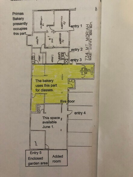 734 Mt Moriah Rd, Memphis, TN à louer - Plan d’étage – Image 2 sur 9