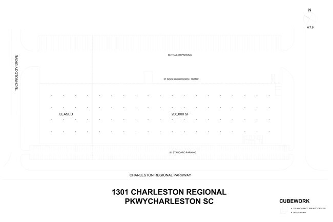 Plus de détails pour 1301 Charleston Regional Pky, Charleston, SC - Industriel/Logistique à louer