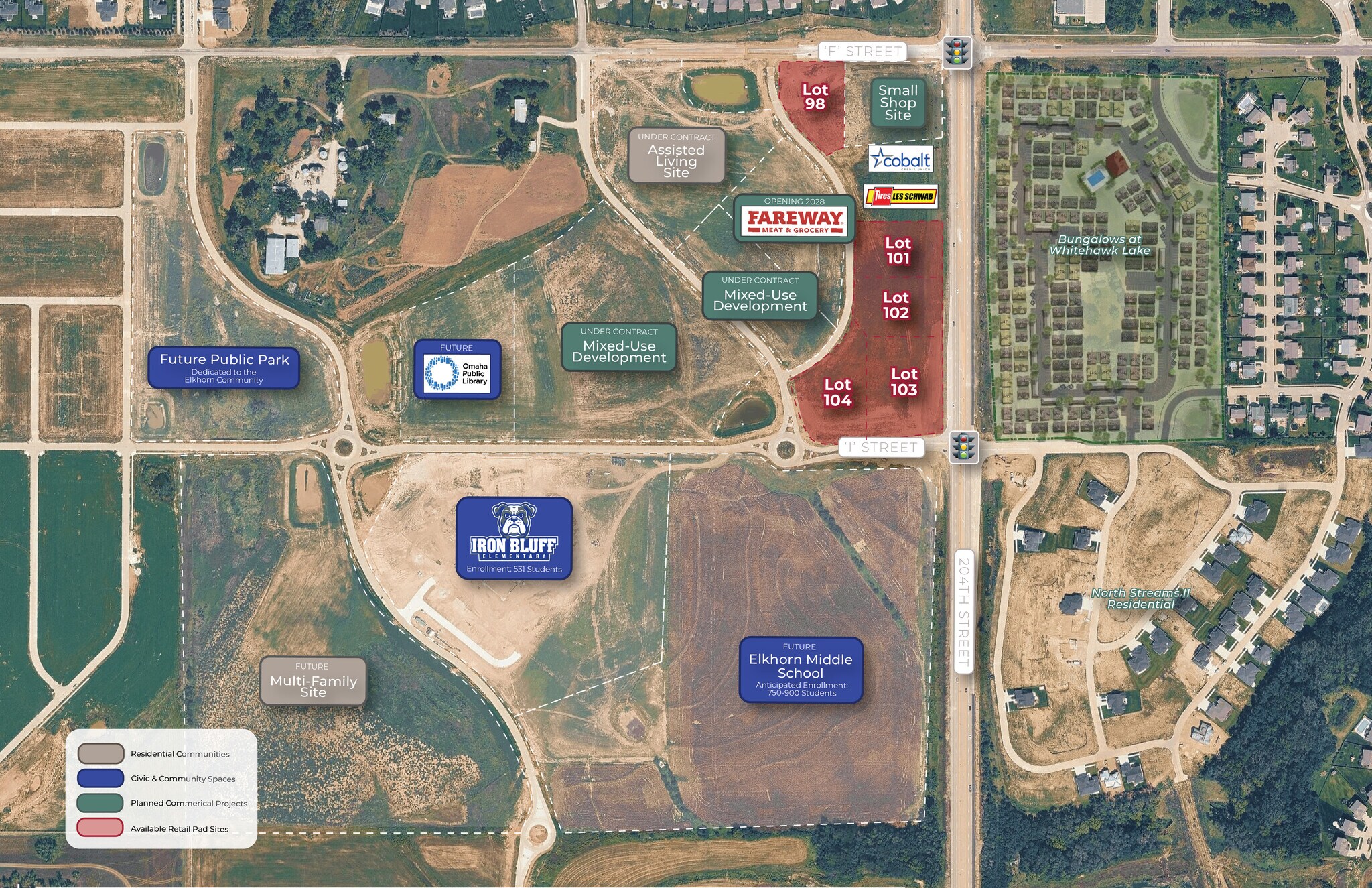 SWC 204th & F St, Elkhorn, NE à vendre Aérien– Image 1 sur 5