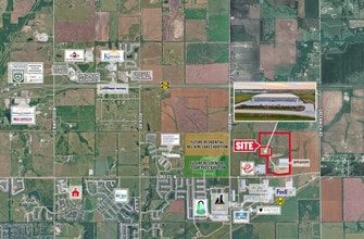 5447 Sunflower Ct, Bel Aire, KS - Vue aérienne vue de carte