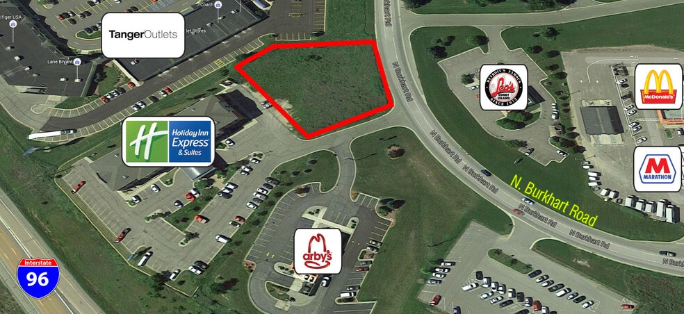 1397 N Burkhart Rd, Howell, MI à vendre - Aérien – Image 1 sur 5