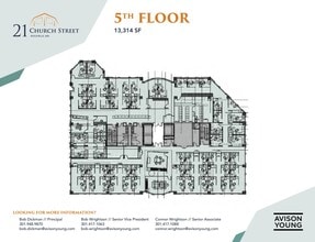 21 Church St, Rockville, MD à louer Plan d’étage– Image 1 sur 2