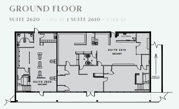 2610-2680 Sage Rd, Houston, TX à louer Plan d’étage– Image 1 sur 1