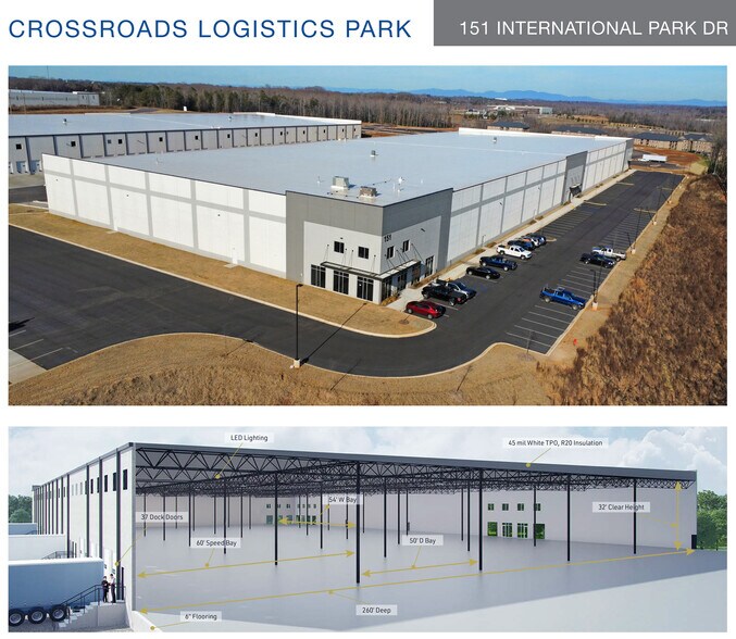 151 International Park Drive, Spartanburg, SC à louer - Photo de l’immeuble – Image 2 sur 9
