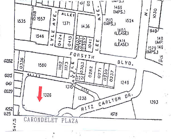 105 Carondelet Plaza, Clayton, MO à vendre - Plan cadastral – Image 1 sur 1
