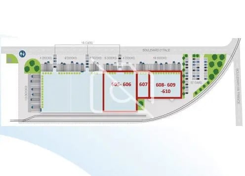 Industriel/Logistique dans Lieusaint à louer - Plan de site – Image 3 sur 3
