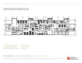 730 Camino Ramon, Danville, CA à louer Plan d’étage– Image 1 sur 2