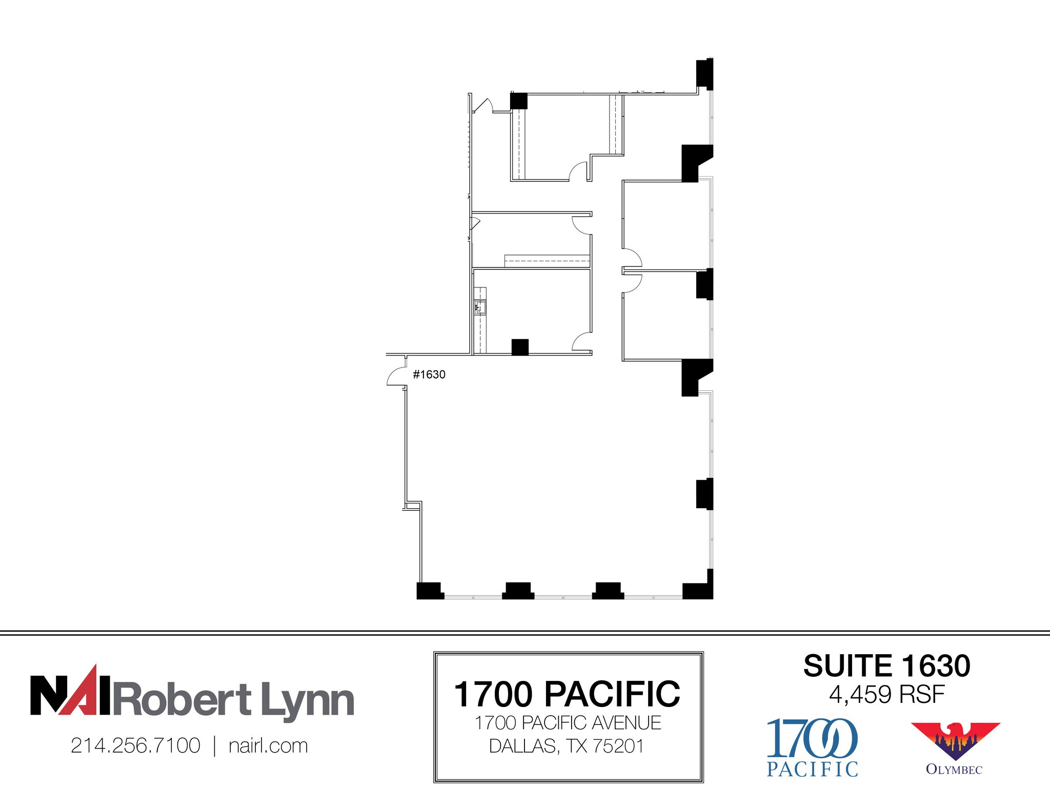 1700 Pacific Ave, Dallas, TX à louer Plan d’étage– Image 1 sur 1