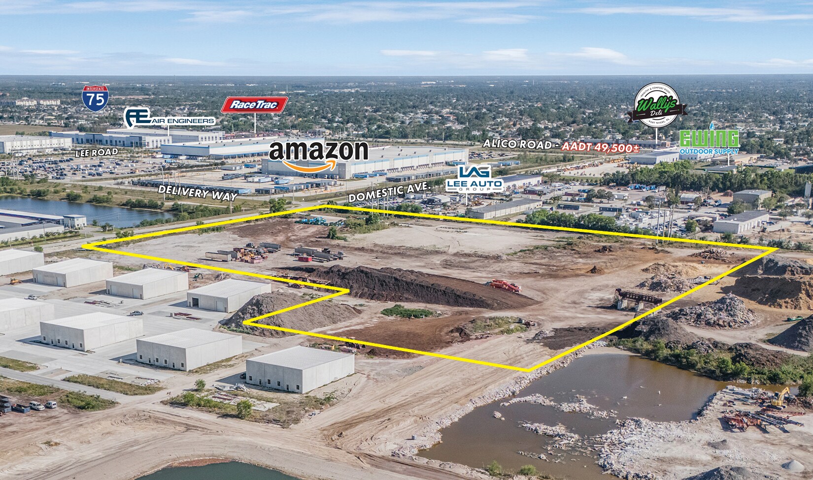 7958/7962 USA Industrial Dr, Fort Myers, FL à vendre Aérien– Image 1 sur 5