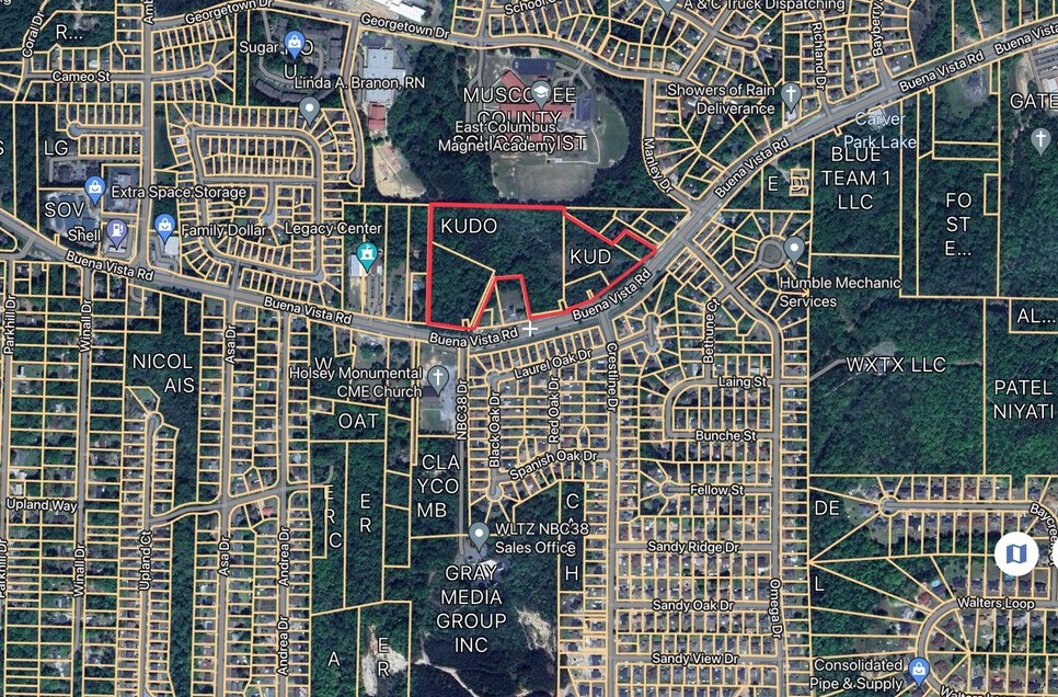 6071 Buena Vista rd, Columbus, GA à vendre Aérien– Image 1 sur 2