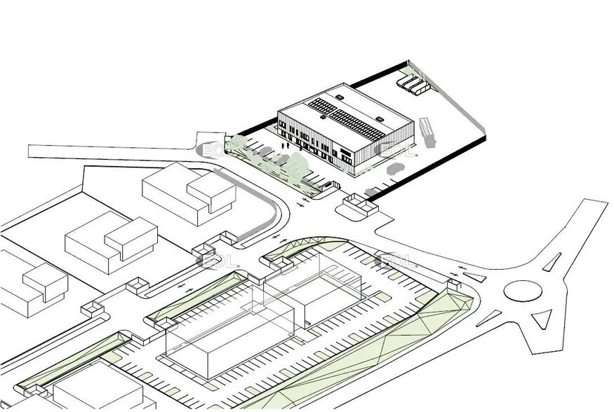 Local d’activités dans Pierrelatte à louer - Plan d’étage – Image 2 sur 5