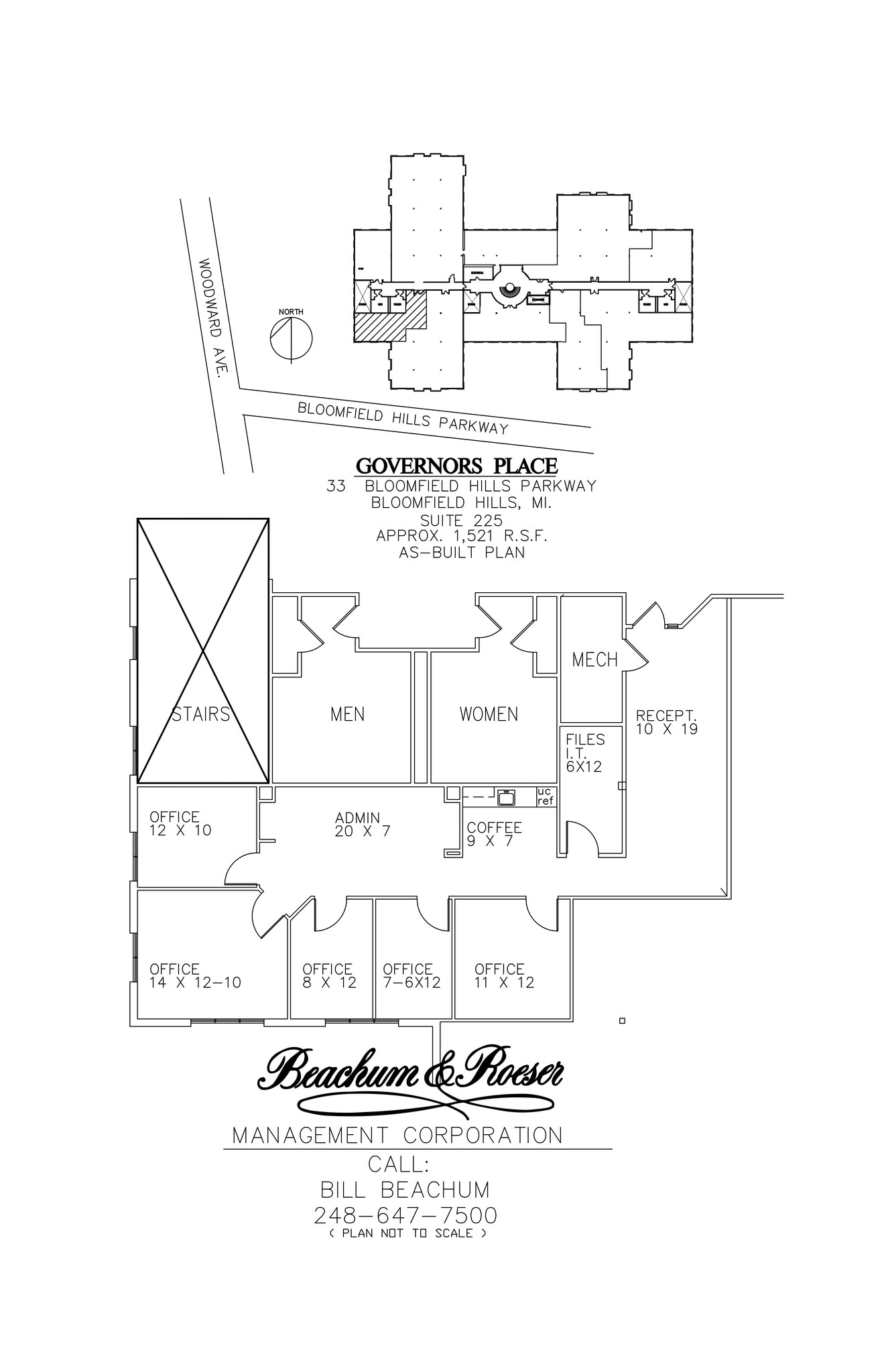 33 Bloomfield Hills Pky, Bloomfield Hills, MI à louer Plan de site– Image 1 sur 1