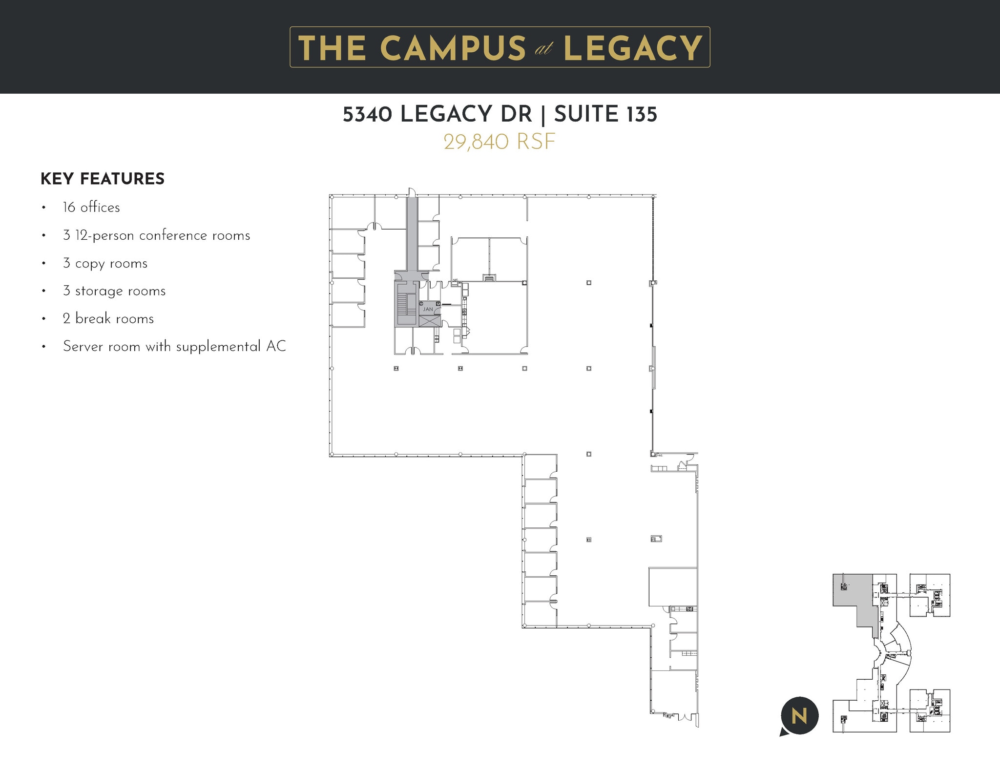 5340 Legacy Dr, Plano, TX à louer Plan d’étage– Image 1 sur 1