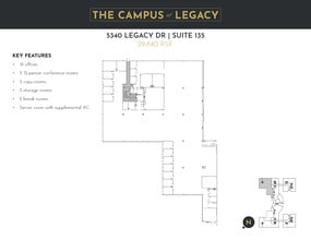 5340 Legacy Dr, Plano, TX à louer Plan d’étage– Image 1 sur 1
