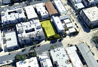 1738 Colby Ave, Los Angeles, CA - VUE AÉRIENNE  vue de carte