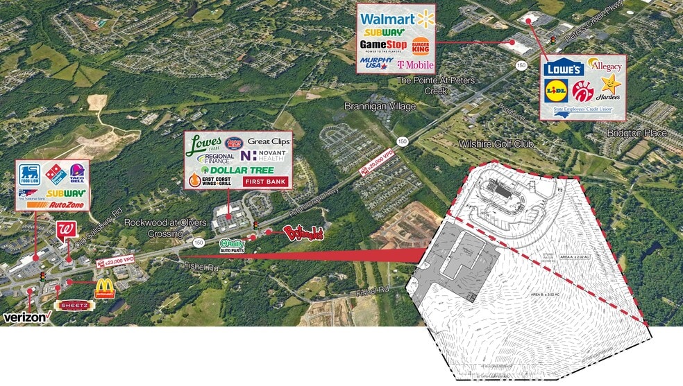 5251 Peters Creek Pky, Winston-Salem, NC à louer - Aérien – Image 2 sur 5