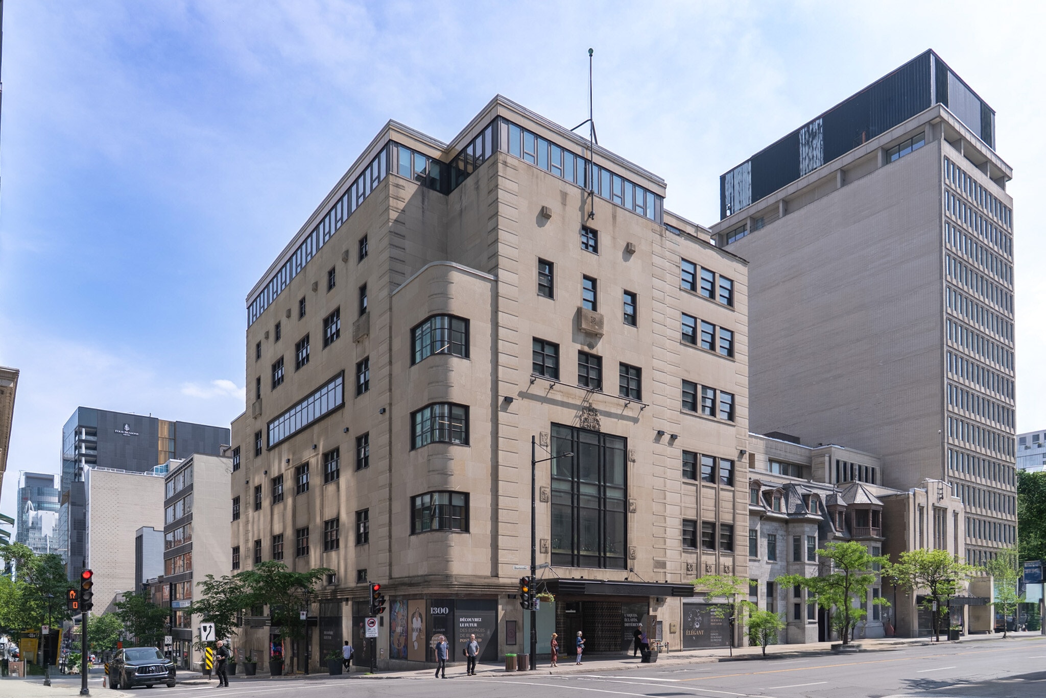1300-1312 Rue Sherbrooke W, Montréal, QC à louer Photo de l’immeuble– Image 1 sur 11