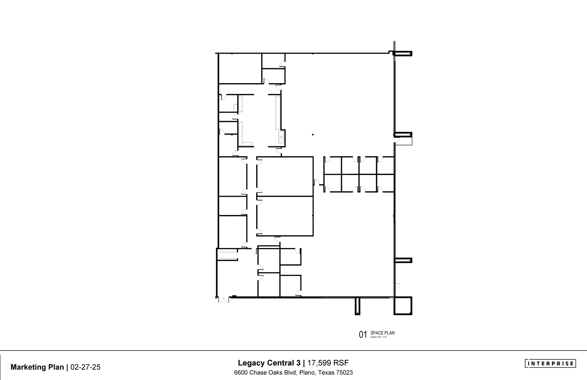 6600 Chase Oaks Blvd, Plano, TX à louer Plan d’étage– Image 1 sur 1