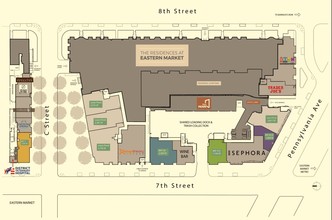 700 Pennsylvania Ave SE, Washington, DC à louer Plan de site– Image 2 sur 2