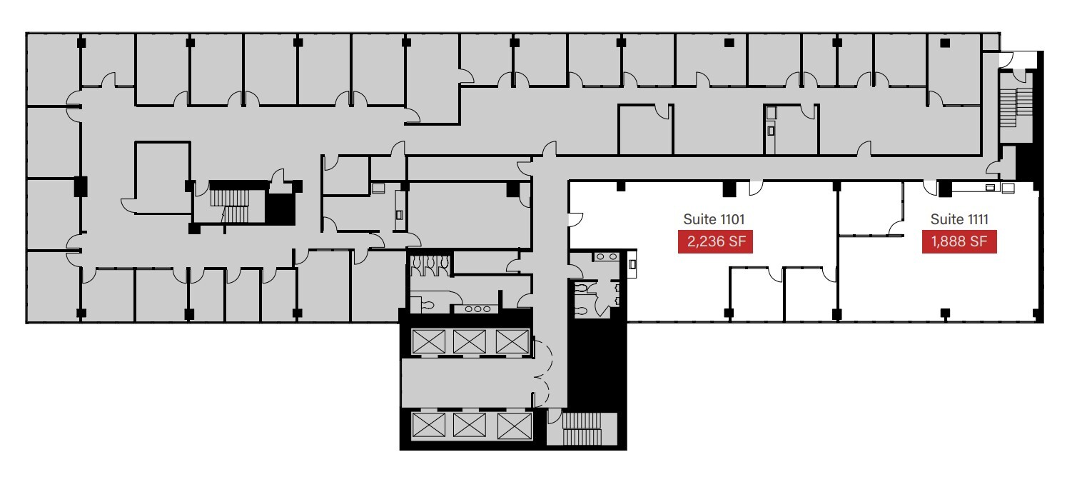 1330 Broadway, Oakland, CA à louer Plan d’étage– Image 1 sur 1