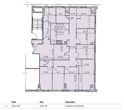 8120 Woodmont Ave, Bethesda, MD à louer Plan d’étage– Image 1 sur 1