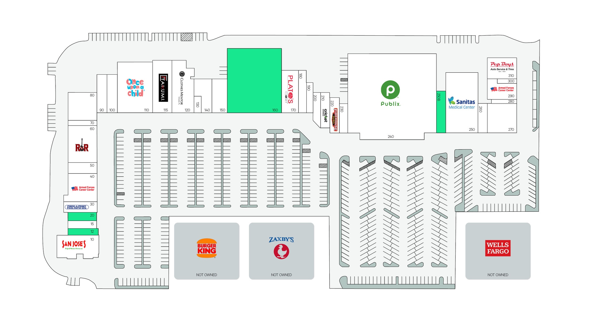 8805-8995 W Colonial Dr, Ocoee, FL à louer Plan de site– Image 1 sur 1