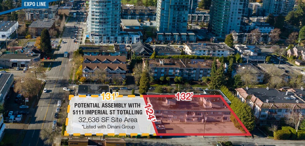 6730 Burlington Av, Burnaby, BC à vendre - Aérien – Image 2 sur 6