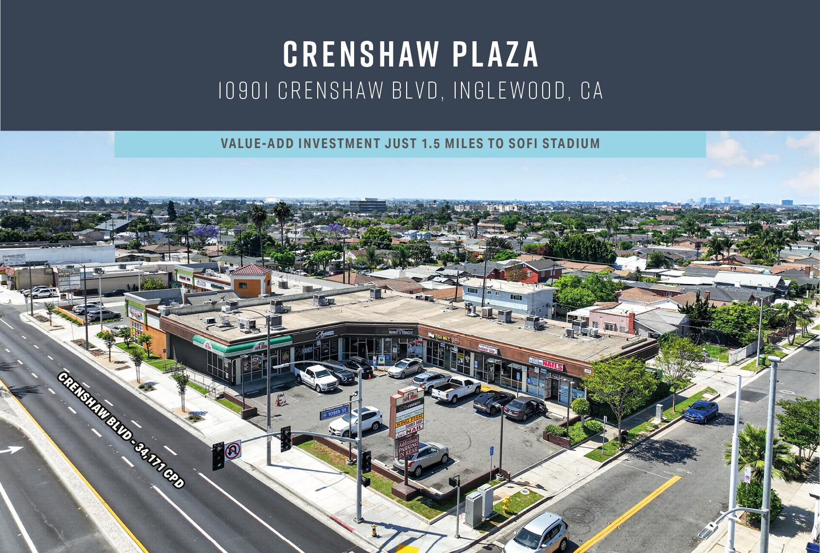 10901 Crenshaw Blvd, Inglewood, CA à vendre Photo principale– Image 1 sur 12