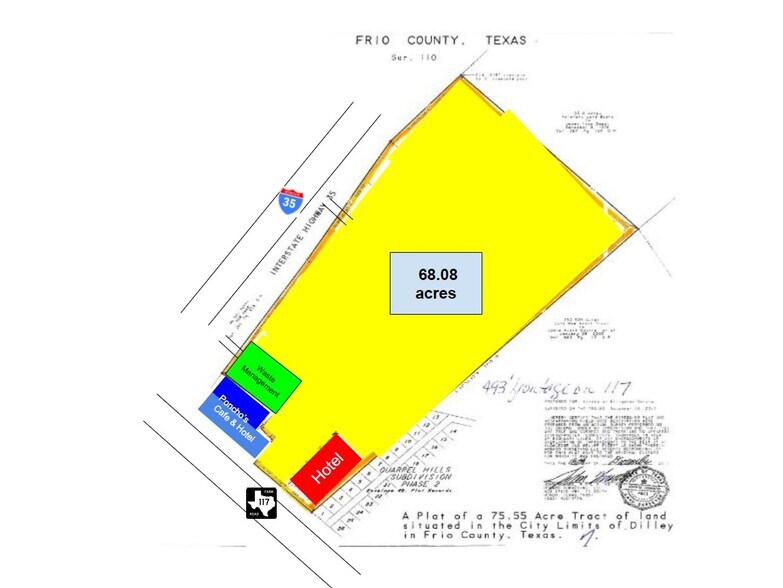 I-35 & FM Rd 117, Dilley, TX à vendre - Plan cadastral – Image 2 sur 12