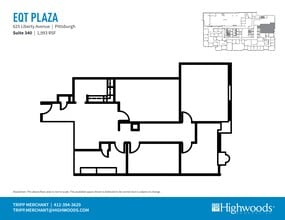 625 Liberty Ave, Pittsburgh, PA à louer Plan de site– Image 1 sur 1