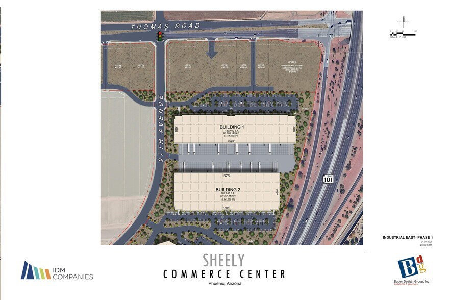 SWC Loop 101 & Thomas Rd, Phoenix, AZ à louer - Plan de site – Image 3 sur 3