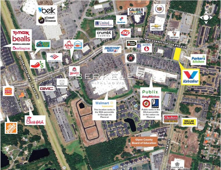 5693 Altama Ave, Brunswick, GA à vendre - Photo de l’immeuble – Image 3 sur 4