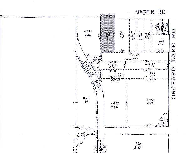 5757 W Maple Rd, West Bloomfield, MI à vendre - Plan cadastral – Image 2 sur 6