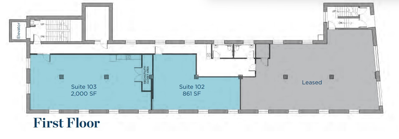 14414 Detroit Ave, Lakewood, OH à louer Plan d’étage– Image 1 sur 1