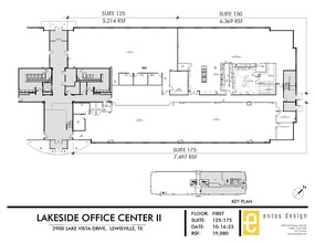 2900 Lake Vista Dr, Lewisville, TX à louer Plan d’étage– Image 1 sur 1