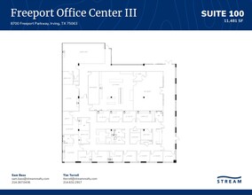 8700 Freeport Pkwy, Irving, TX à louer Plan d’étage– Image 2 sur 2