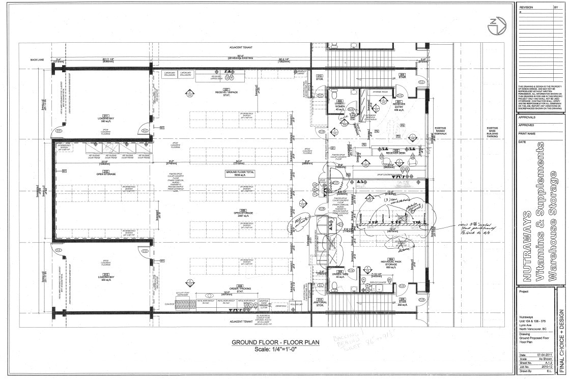 375 Lynn Ave, North Vancouver, BC - Lot 104 & 106 -  - Plan d’étage - Image 1 of 3