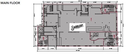 112 Market Av, Winnipeg, MB à louer Plan d’étage– Image 2 sur 2