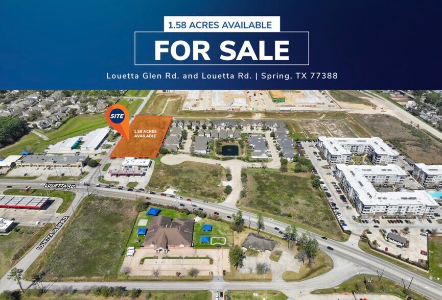 Louetta Glen Dr & Louetta Rd, Spring, TX à vendre - Photo de l’immeuble – Image 2 sur 2